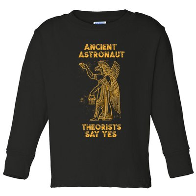 Anunnaki Ancient Astronaut Theorists Say Yes Sumerian Alien Toddler Long Sleeve Shirt