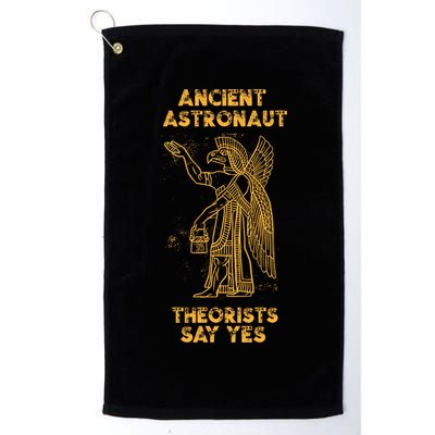 Anunnaki Ancient Astronaut Theorists Say Yes Sumerian Alien Golf Towel
