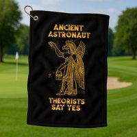 Anunnaki Ancient Astronaut Theorists Say Yes Sumerian Alien Golf Towel