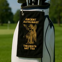 Anunnaki Ancient Astronaut Theorists Say Yes Sumerian Alien Golf Towel