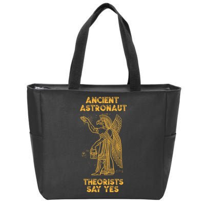 Anunnaki Ancient Astronaut Theorists Say Yes Sumerian Alien Zip Tote Bag