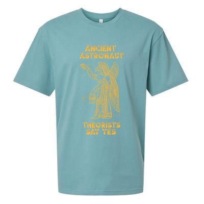 Anunnaki Ancient Astronaut Theorists Say Yes Sumerian Alien Sueded Cloud Jersey T-Shirt
