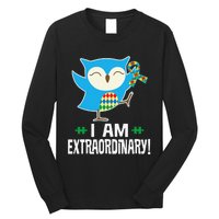 Autism Awareness Autistic Spectrum Disorder Owl Long Sleeve Shirt