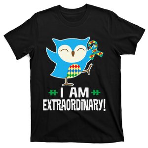 Autism Awareness Autistic Spectrum Disorder Owl T-Shirt