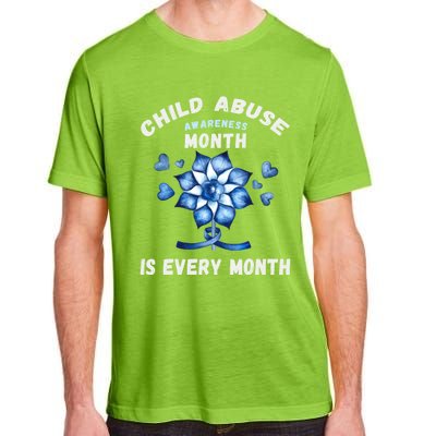 April Abuse Awareness Month Is Every Month Teacher Gift Adult ChromaSoft Performance T-Shirt