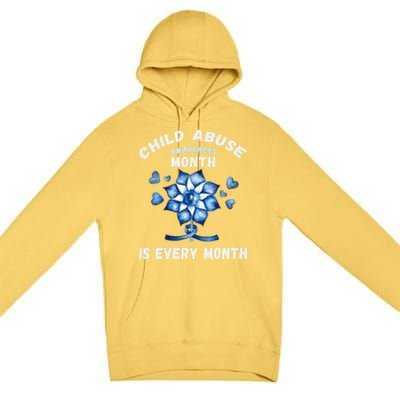 April Abuse Awareness Month Is Every Month Teacher Gift Premium Pullover Hoodie