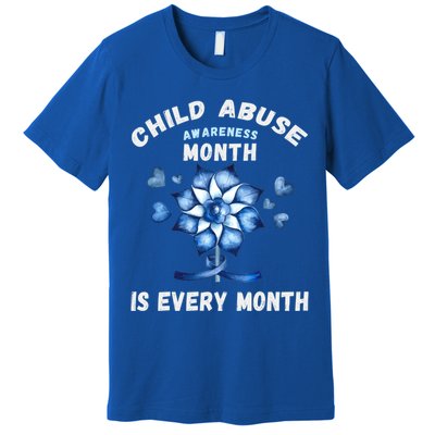 April Abuse Awareness Month Is Every Month Teacher Gift Premium T-Shirt