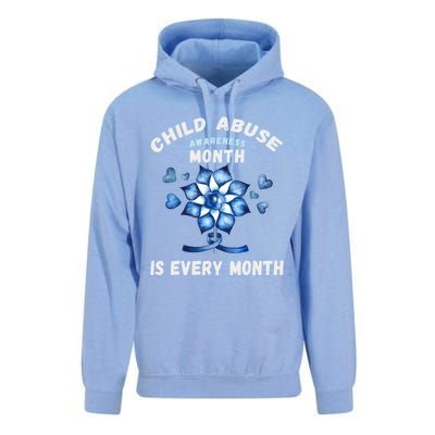 April Abuse Awareness Month Is Every Month Teacher Gift Unisex Surf Hoodie