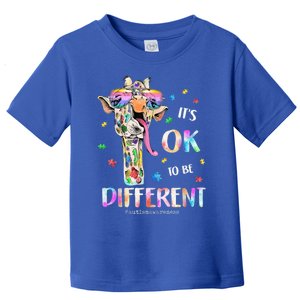 Autism Awareness Acceptance Wo Kid Its Ok To Be Different Toddler T-Shirt