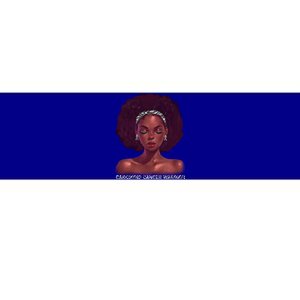 Afro African American Black Carcinoid Cancer Warrior Meaningful Gift Bumper Sticker