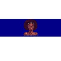 Afro African American Black Carcinoid Cancer Warrior Meaningful Gift Bumper Sticker