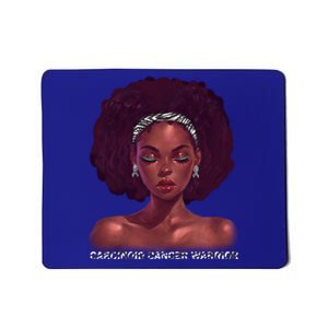 Afro African American Black Carcinoid Cancer Warrior Meaningful Gift Mousepad