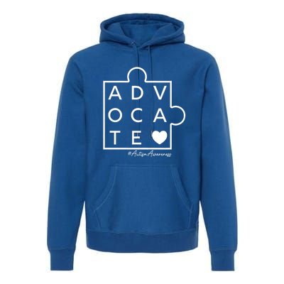 Autism Awareness Advocate Support Accept Adapt Advocate Meaningful Gift Premium Hoodie