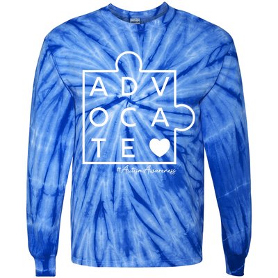 Autism Awareness Advocate Support Accept Adapt Advocate Meaningful Gift Tie-Dye Long Sleeve Shirt