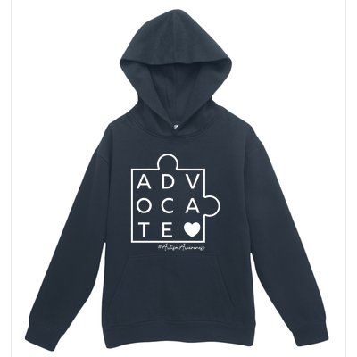 Autism Awareness Advocate Support Accept Adapt Advocate Meaningful Gift Urban Pullover Hoodie