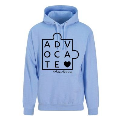 Autism Awareness Advocate Support Accept Adapt Advocate Meaningful Gift Unisex Surf Hoodie