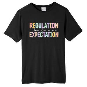 Autism Awareness Acceptance Regulation Before Expectation Tall Fusion ChromaSoft Performance T-Shirt