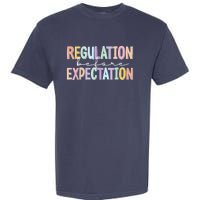 Autism Awareness Acceptance Regulation Before Expectation Garment-Dyed Heavyweight T-Shirt