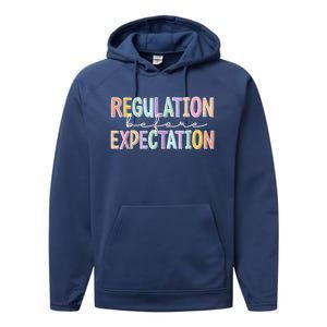 Autism Awareness Acceptance Regulation Before Expectation Performance Fleece Hoodie