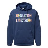 Autism Awareness Acceptance Regulation Before Expectation Performance Fleece Hoodie