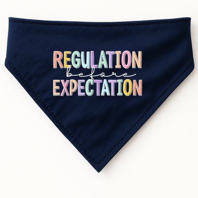 Autism Awareness Acceptance Regulation Before Expectation USA-Made Doggie Bandana