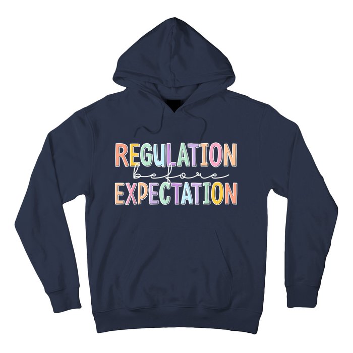 Autism Awareness Acceptance Regulation Before Expectation Hoodie