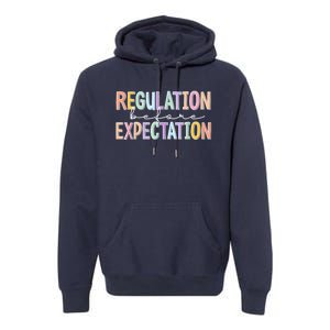 Autism Awareness Acceptance Regulation Before Expectation Premium Hoodie