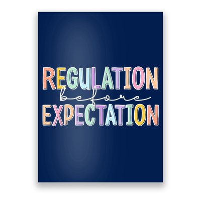 Autism Awareness Acceptance Regulation Before Expectation Poster
