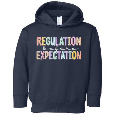 Autism Awareness Acceptance Regulation Before Expectation Toddler Hoodie