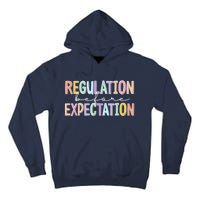 Autism Awareness Acceptance Regulation Before Expectation Tall Hoodie