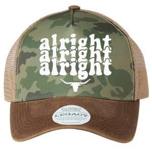 Alright Alright Alright Texas Pride State Usa Longhorn Bull Legacy Tie Dye Trucker Hat