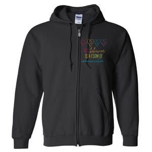 Autism Awareness Acceptance Neurodiversity Gifts Women Full Zip Hoodie