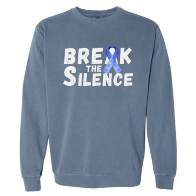 April Abuse Awareness Month Teacher Matching Cute Gift Garment-Dyed Sweatshirt