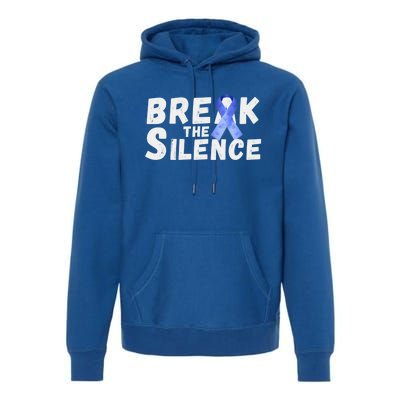 April Abuse Awareness Month Teacher Matching Cute Gift Premium Hoodie