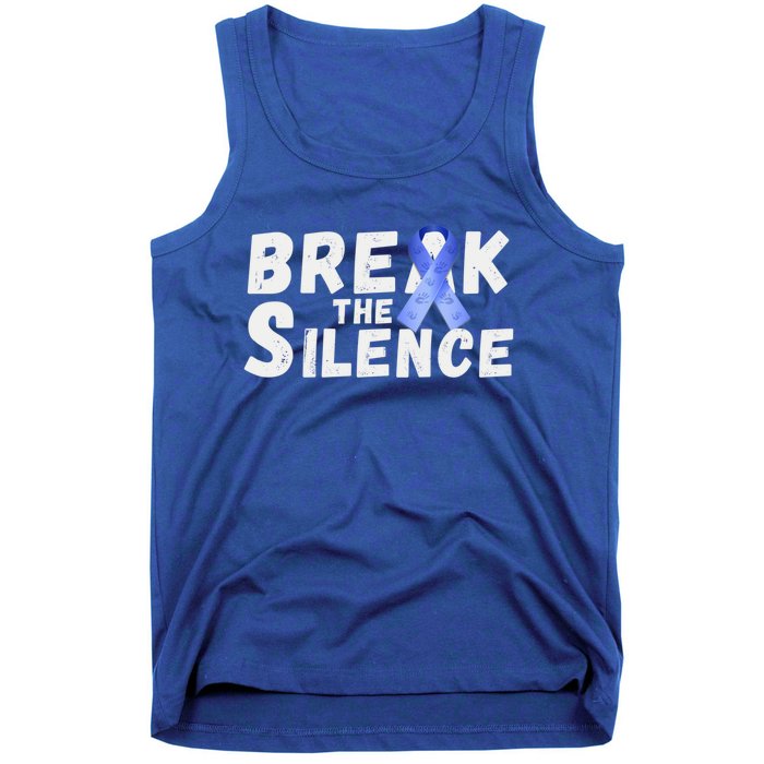 April Abuse Awareness Month Teacher Matching Cute Gift Tank Top