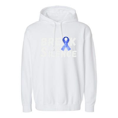 April Abuse Awareness Month Teacher Matching Cute Gift Garment-Dyed Fleece Hoodie