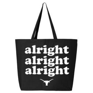 Alright, Alright, Alright Texas Bull Texas Pride State USA 25L Jumbo Tote