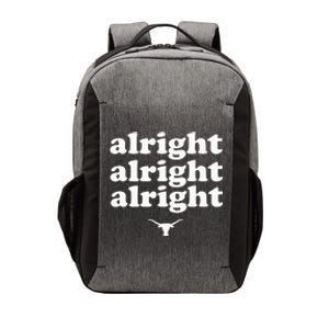 Alright, Alright, Alright Texas Bull Texas Pride State USA Vector Backpack