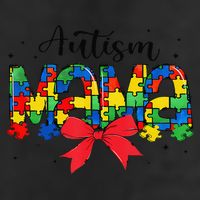 Autism Awareness Autism Mama Accept Love Puzzle Coquette 7 Panel Mesh Trucker Snapback Hat