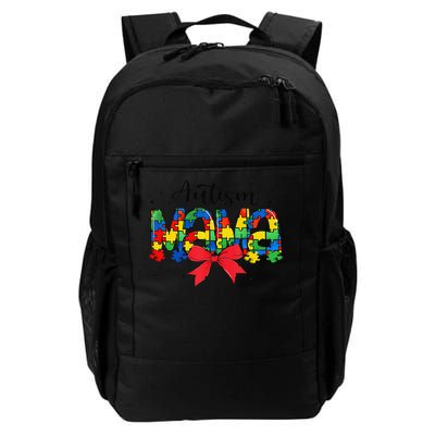 Autism Awareness Autism Mama Accept Love Puzzle Coquette Backpack