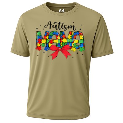 Autism Awareness Autism Mama Accept Love Puzzle Coquette Performance Shirt