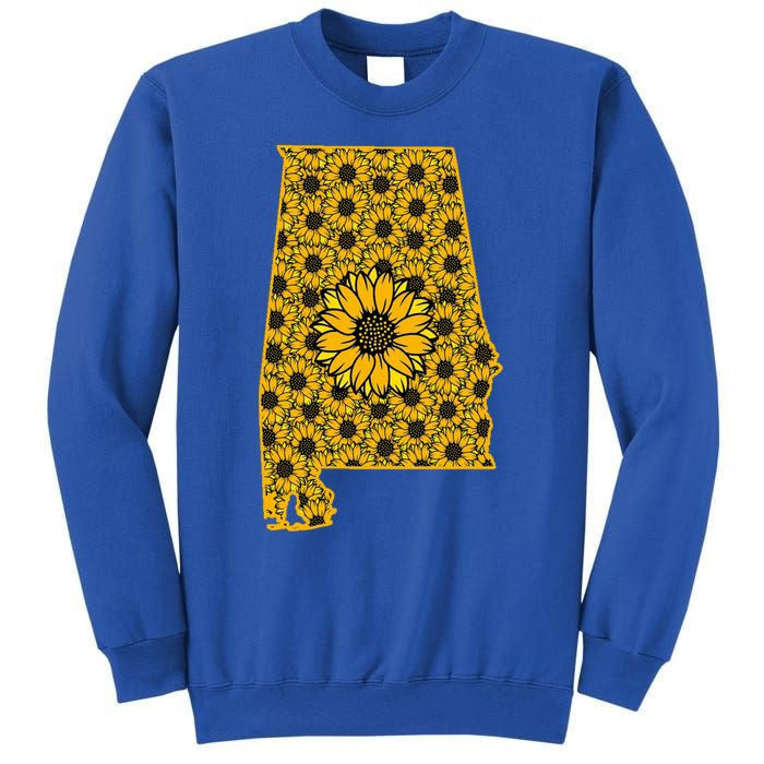 Alabama Al America State Summer Sunflower Flower Floral Art Gift Sweatshirt