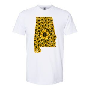 Alabama Al America State Summer Sunflower Flower Floral Art Gift Softstyle CVC T-Shirt