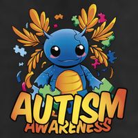 Axolotl Autism Awareness Cool Comfort Performance Bucket Hat