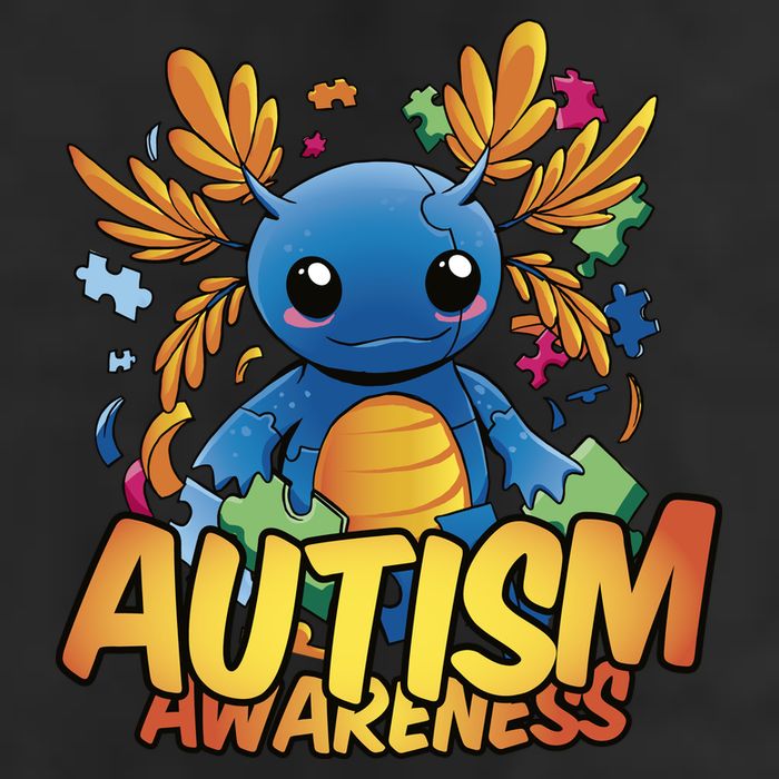 Axolotl Autism Awareness Cool Comfort Performance Bucket Hat
