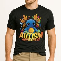 Axolotl Autism Awareness Cooling Performance Crew T-Shirt