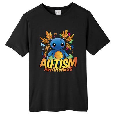 Axolotl Autism Awareness Tall Fusion ChromaSoft Performance T-Shirt