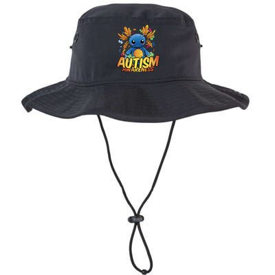 Axolotl Autism Awareness Bucket Hat
