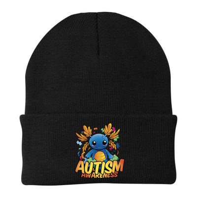 Axolotl Autism Awareness Beanie