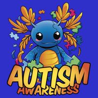 Axolotl Autism Awareness Apron